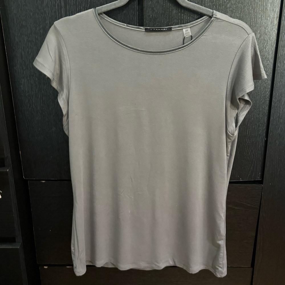 Tahara Lightweight Gray Blouse